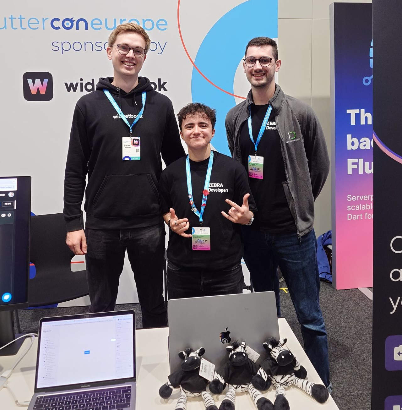 Zebra Developers with the CEO of Widgetbook: Lucas Josefiak.